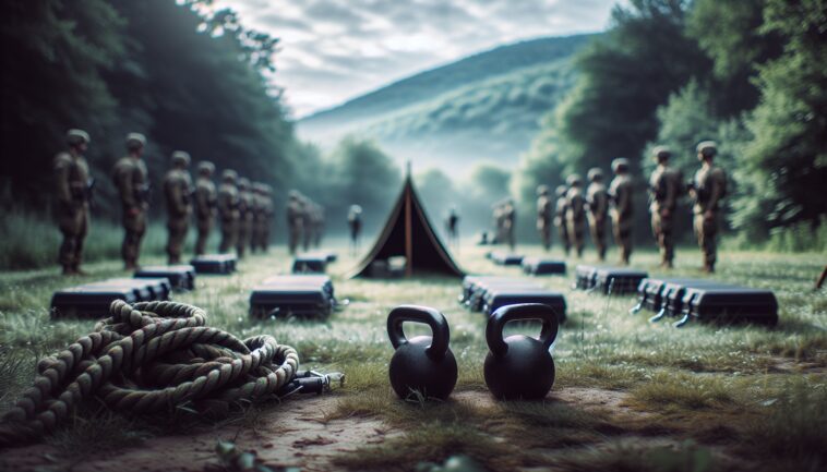 Soldiers engaging in modern fitness training exercises