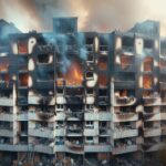 Major fire incident at a seniors' apartment building