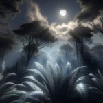 New moon in Gemini with astrological symbols