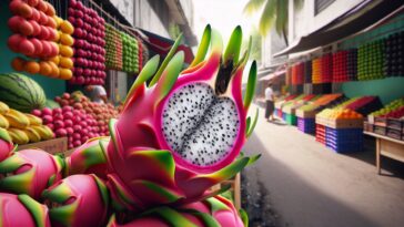 Vibrant dragon fruit showcasing its health benefits
