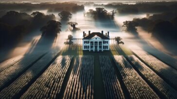 Nottoway Plantation fire aftermath in Louisiana