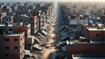 Israeli aid workers delivering supplies in Gaza