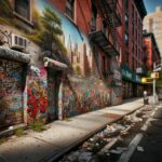 An infographic depicting juvenile crime statistics in NYC
