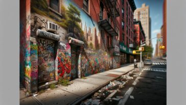 An infographic depicting juvenile crime statistics in NYC