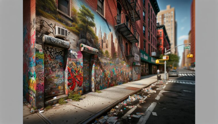 An infographic depicting juvenile crime statistics in NYC
