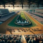 Cavalli in corsa al Kentucky Derby, un evento tradizionale