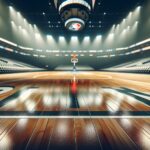 Giocatori Knicks e Pacers in azione durante una partita