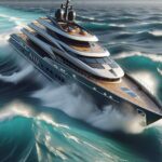 Luxury yacht being rescued near Miami Beach