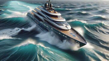Luxury yacht being rescued near Miami Beach