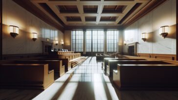 Menendez brothers during resentencing hearing in Los Angeles