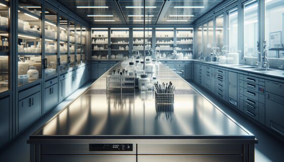 Beagle dogs in a laboratory setting under scrutiny