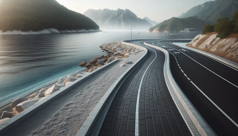 New cycling and pedestrian path in Vancouver