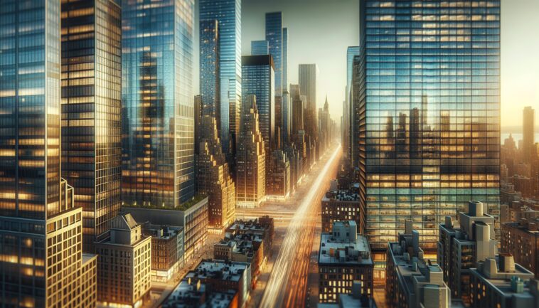 Vibrant tech scene in New York showcasing innovation.