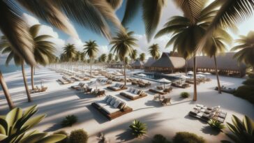 Palm Tree Beach Club opening event in Las Vegas