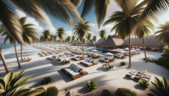 Palm Tree Beach Club opening event in Las Vegas