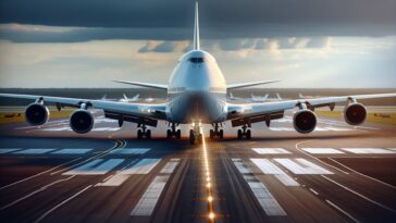 Boeing 747 gifted by Qatar displayed in Washington