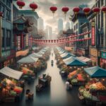 Community members discussing plans for Chinatown's future