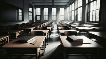 Students in a New York City classroom highlighting attendance issues