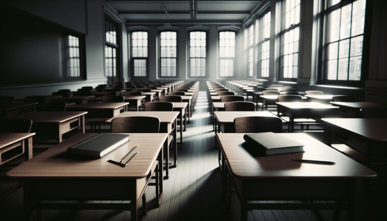 Students in a New York City classroom highlighting attendance issues
