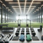 Athlete experiencing shoulder inflammation during training