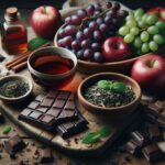 Delicious heart-healthy sweet treats on a table