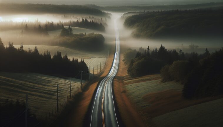 Scene of a tragic car accident in Nova Scotia