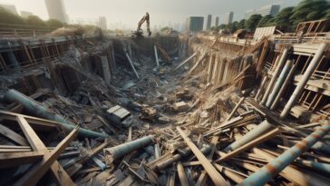 Construction site collapse in Blainville, one fatality
