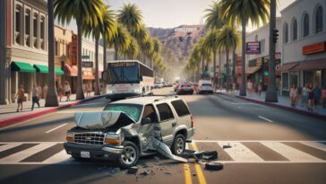 Scene of a tragic crash on Mother's Day in Southern California
