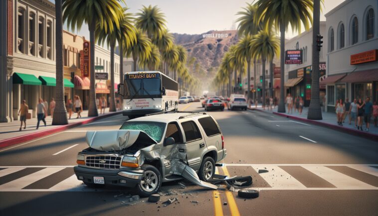 Scene of a tragic crash on Mother's Day in Southern California