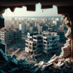 Visual representation of the humanitarian crisis in Gaza