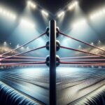 Logan Paul celebrating victory in WWE ring
