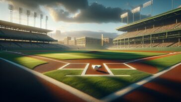 Giocatori dei Mets in azione contro i Dodgers