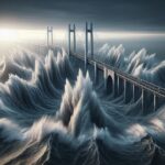 Underwater explosion near Kerch Bridge during Ukraine conflict