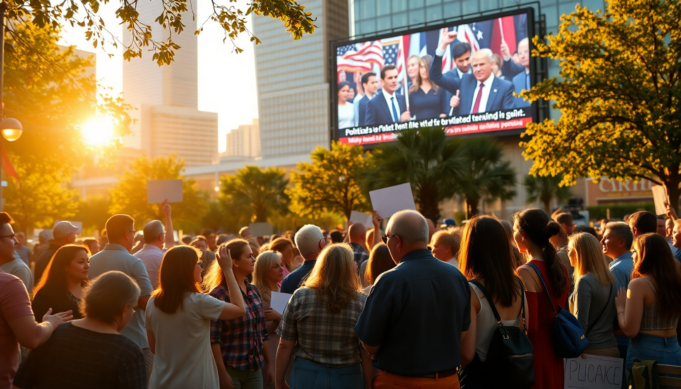 Analyzing the impact of political discourse on celebrity movements