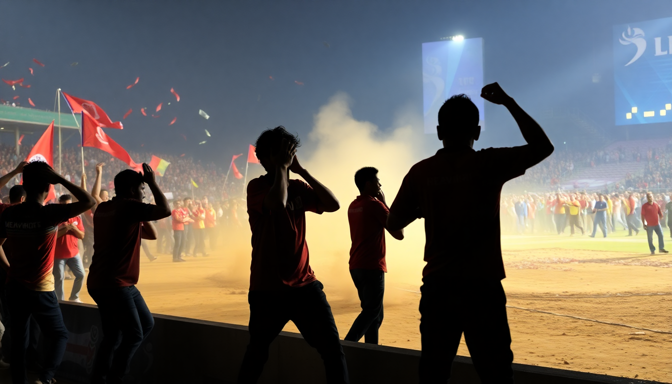 Safety failures during IPL celebrations lead to tragic stampede