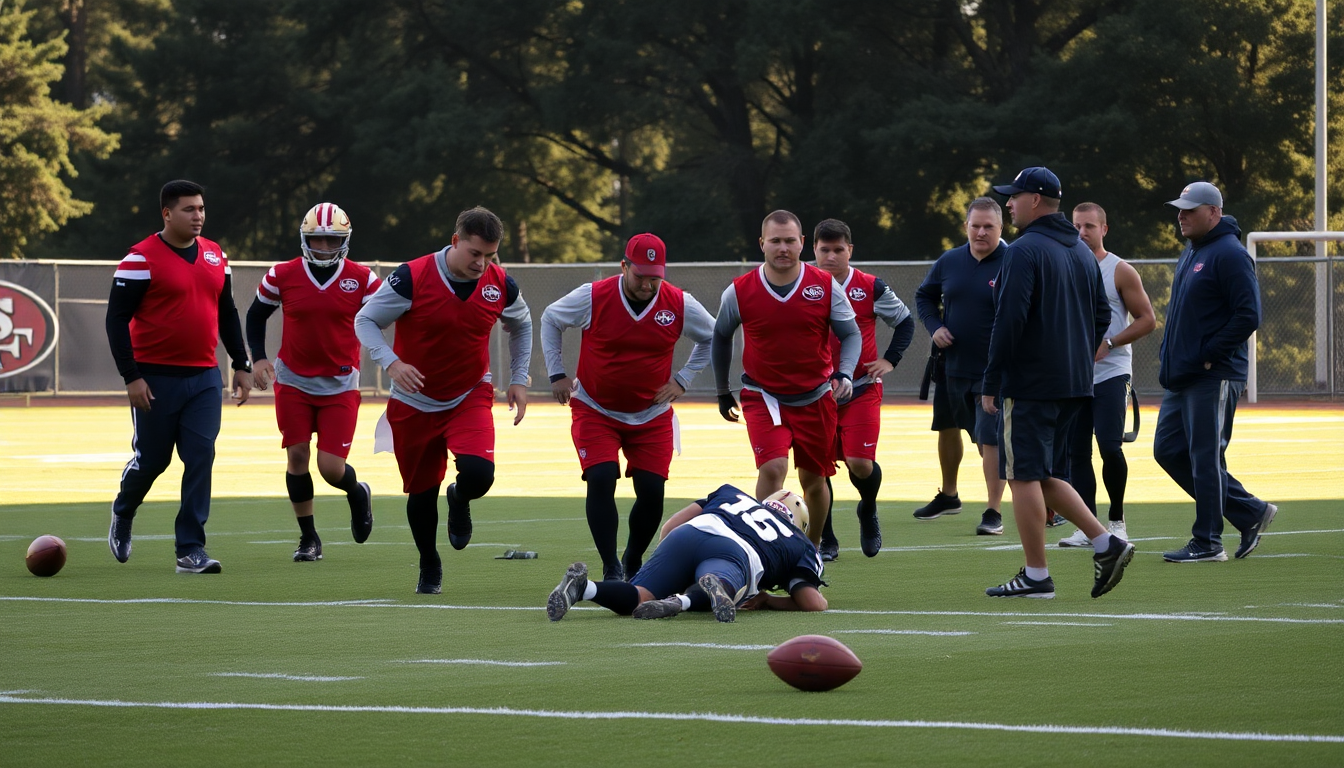 tarron jacksons injury raises questions for 49ers roster python 1753704633