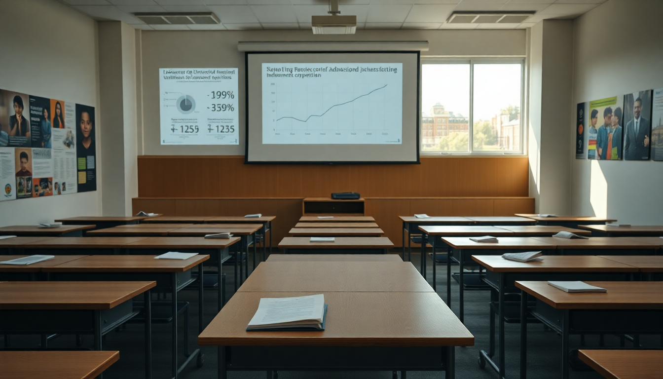 Analyzing the drop in university admissions and its implications