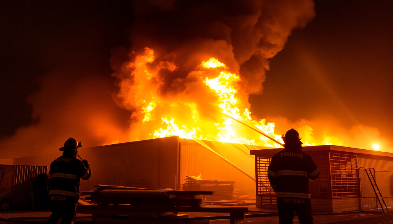 edmonton warehouse fire highlights risks for local businesses python 1755798403