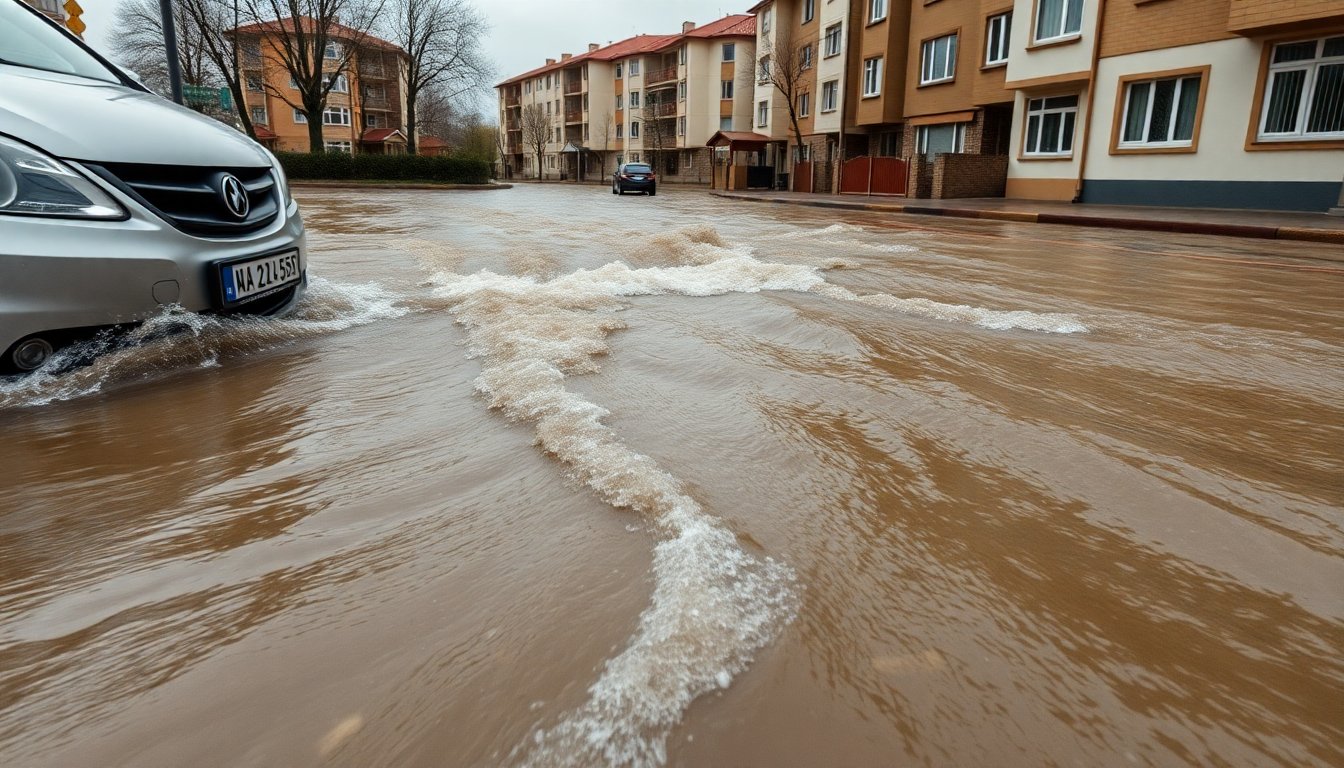 heavy rain floods makhachkala and prompts radiation checks across dagestan 1774693893